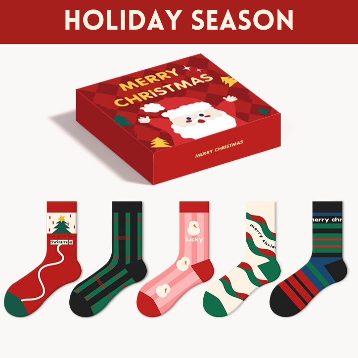 Christmas Socks Gift Box